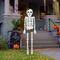 Glitzhome® 60" Halloween "WELCOME" Metal Dangling Skeleton Yard Stake
